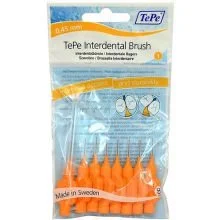 Normál fogköztisztító kefék 0,45 mm 8 db