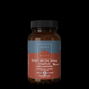 Terranova Health Easy Iron 20 mg Komplex (50 kapszula) - jól felszívódik