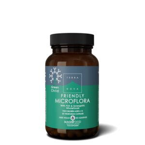 Green Child Friendly Microflora (50 kapszula) - 4–12 éves gyermekek számára alkalmas