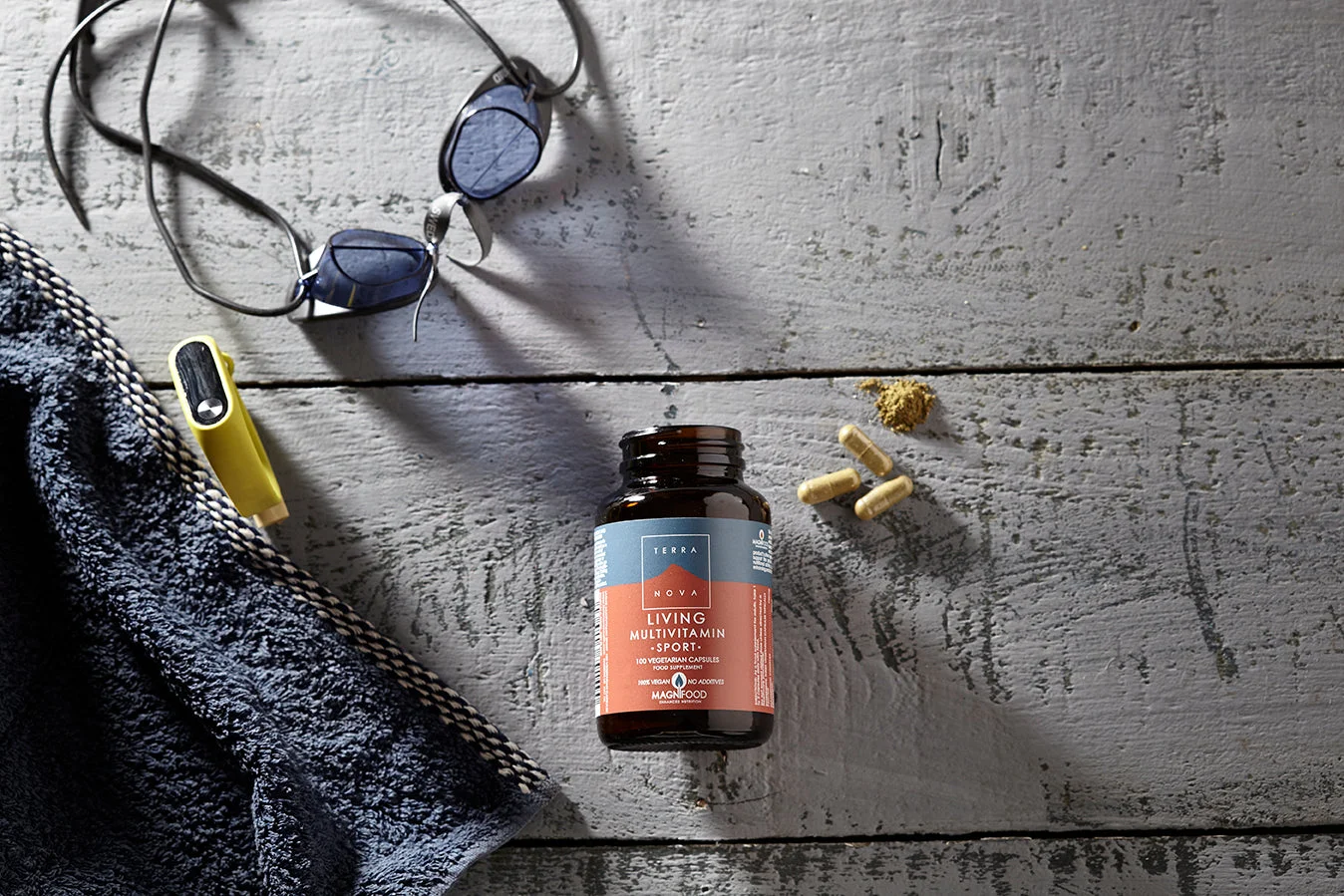 Terranova Health Living Multivitamin Sport (50 kapszula) - támogatja a szervezetet a sportteljesítmény és a regeneráció során