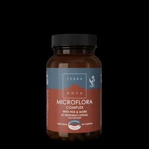 Terranova Health Probiotikum-komplex és prebiotikumok (50 kapszula) - a bélflóra támogatására