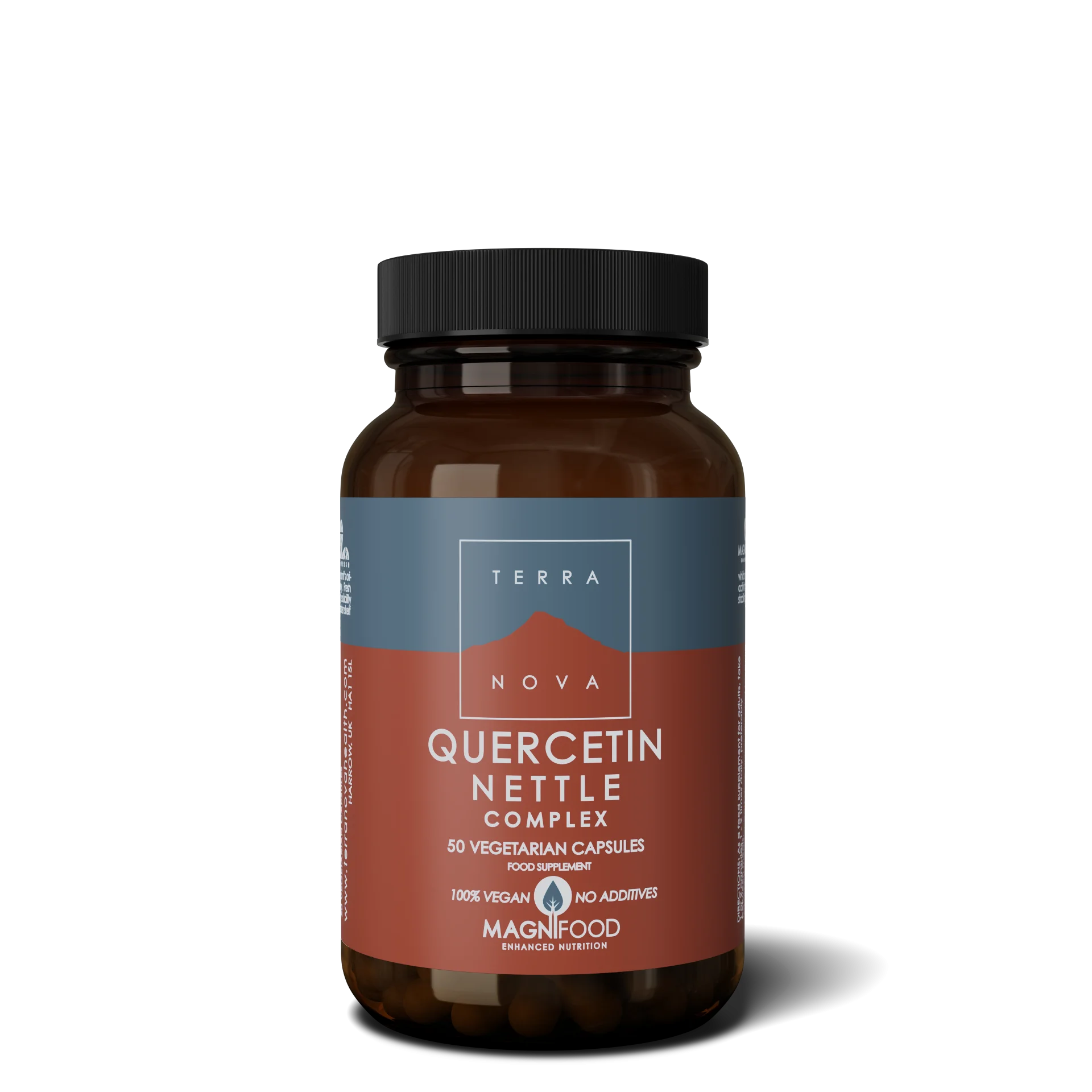 Terranova Health Quercetin Nettle Complex csalánnal (50 kapszula) - pollenidőszakban és legyengült immunrendszer esetén