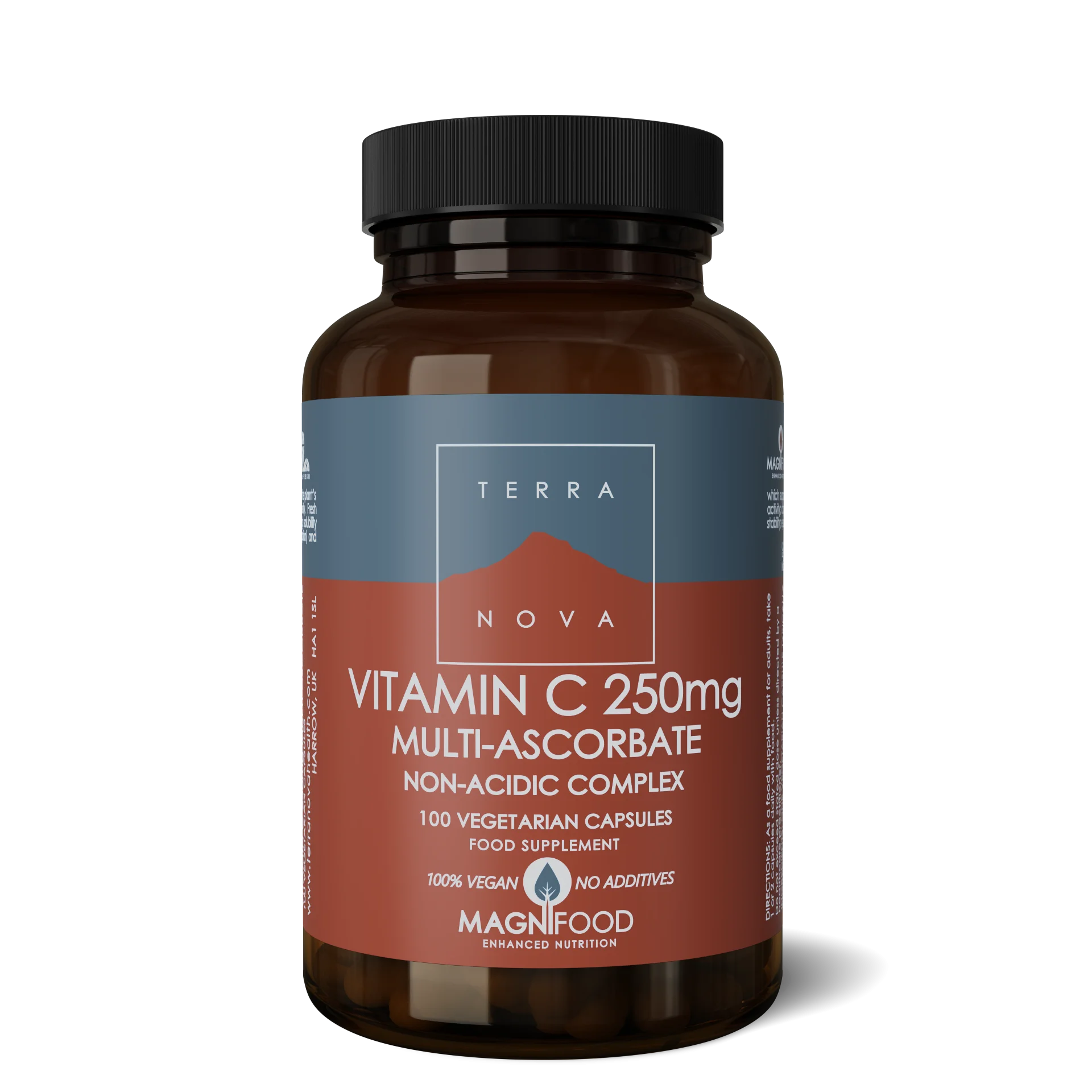 Terranova Health C-vitamin 250 mg Komplex 100 kapszula - ásványi aszkorbátok formájában