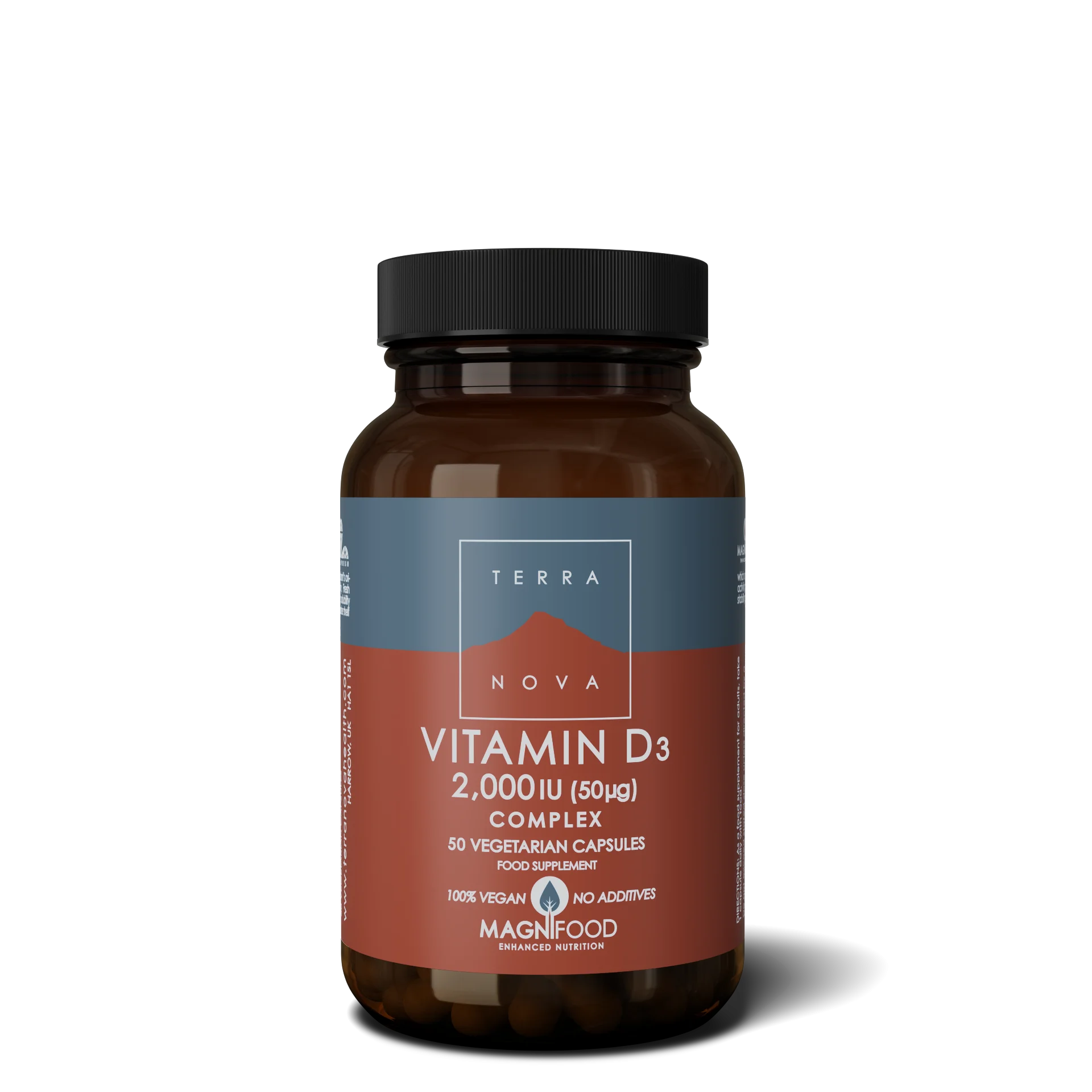 Terranova Health D3-vitamin 2000 NE Komplex (50 kapszula) - zuzmóból nyert