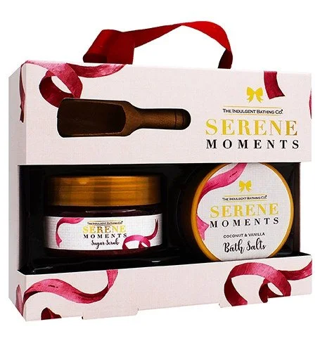 Serene Moments ajándékszett testradír 135 g + fürdősó 105 g