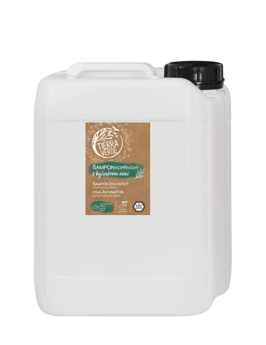 Tierra Verde Csalánsampon gyógynövényes illattal 300 ml - zsíros hajra
