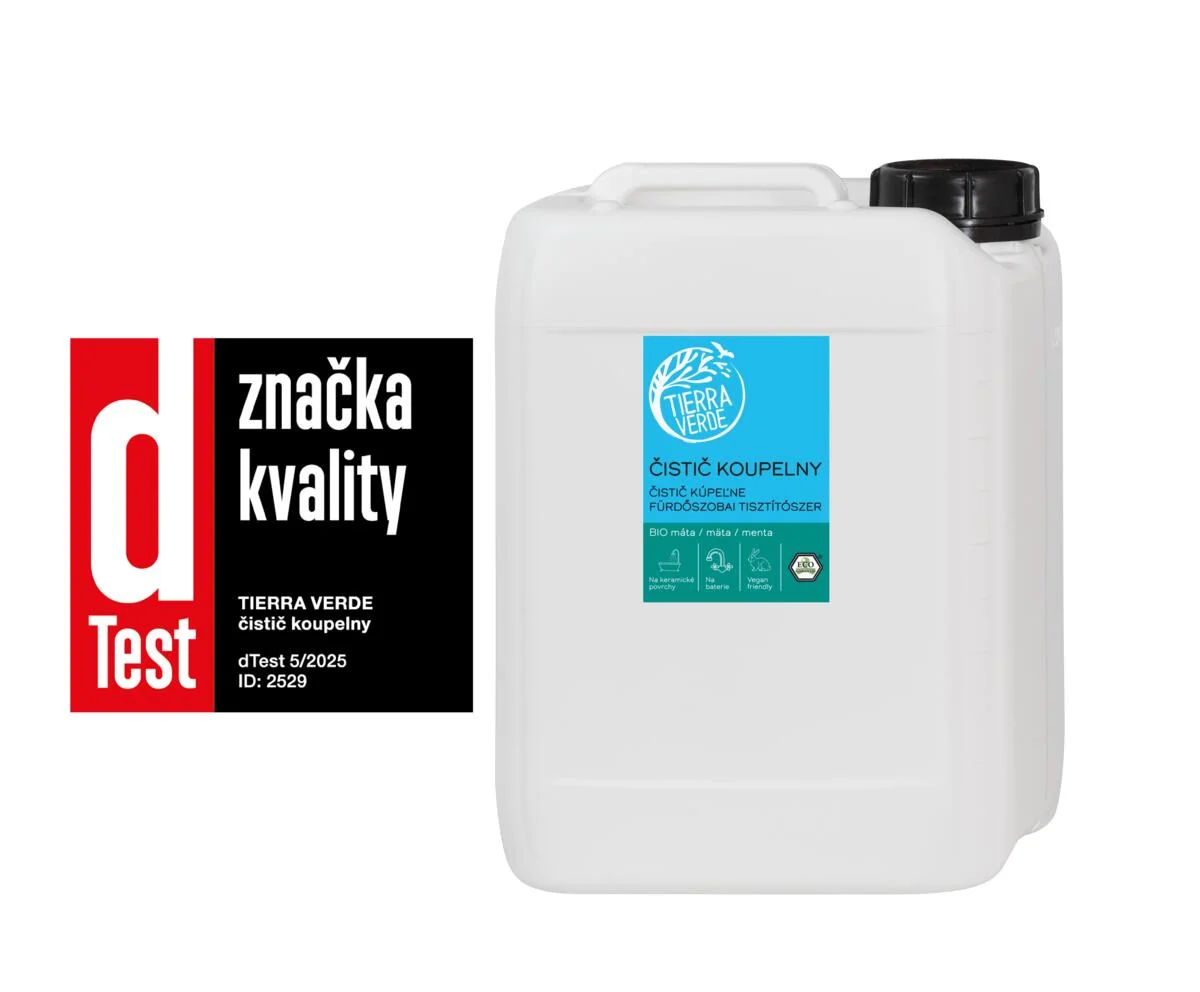 Tierra Verde Fürdőszobai tisztítószer BIO mentával 110 ml - biológiailag lebomló tenzidekkel