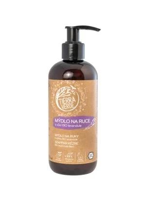 Tierra Verde Folyékony kézmosó - BIO Levendula 290 ml - cseh bio útifűvel
