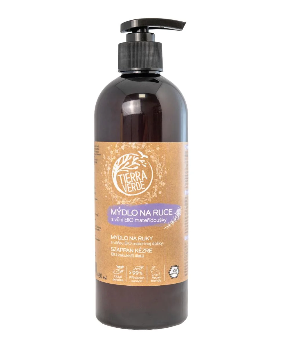 Tierra Verde Folyékony kézmosó szappan - BIO Kakukkfű 290 ml - cseh bio útifűvel