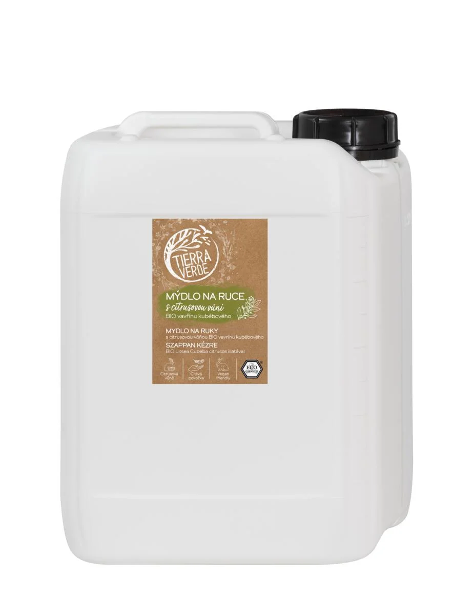 Tierra Verde Folyékony kézmosó - BIO Babér 100 ml - cseh bio útifűvel