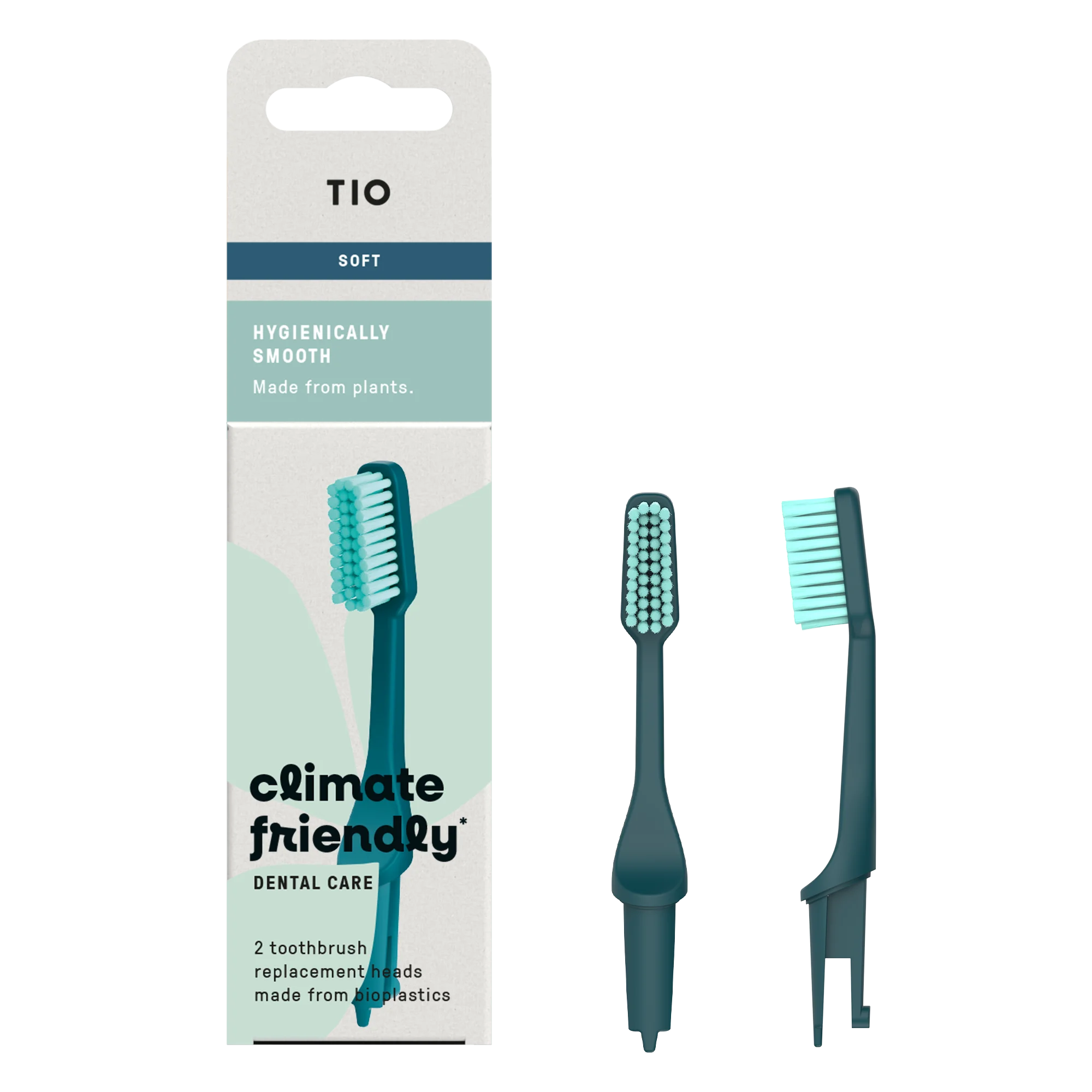 TIO TIOBRUSH Pótfejek fogkeféhez (soft) - Living Ocean - 2 db