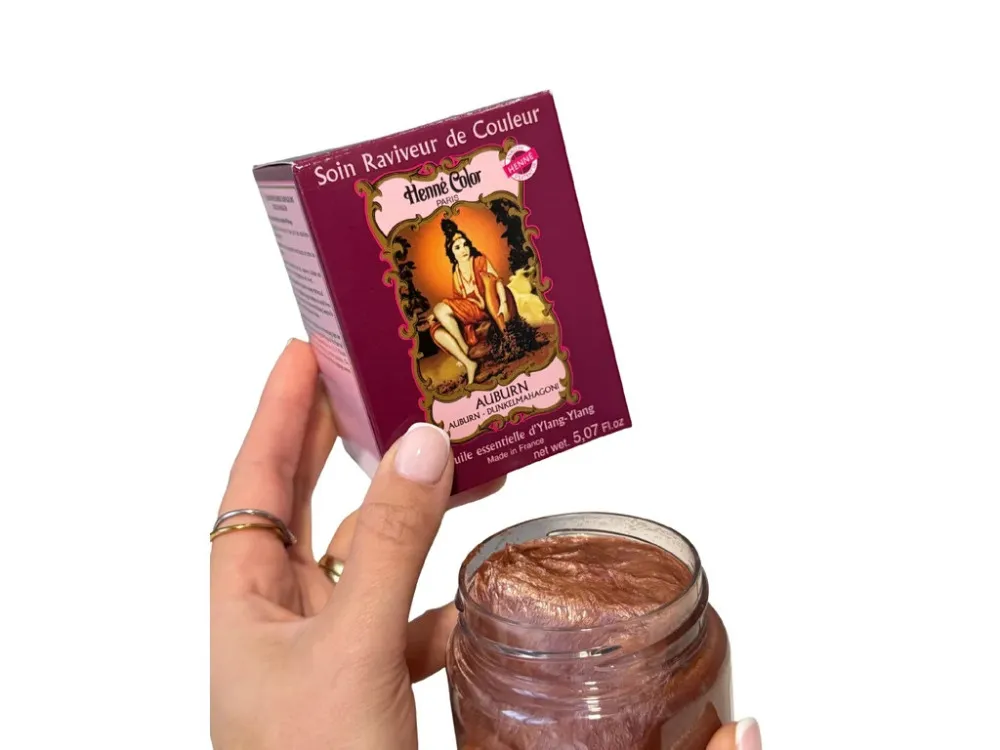 Henné Color Színezett tápláló hajmaszk 150ml Bordeaux