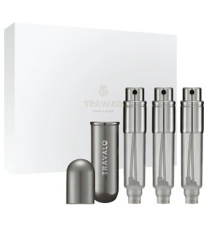 Classic utántölthető parfümporlasztó 3x5 ml Titán