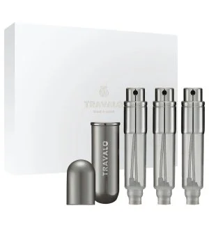 Travalo Classic utántölthető parfümporlasztó 3x5 ml Titán