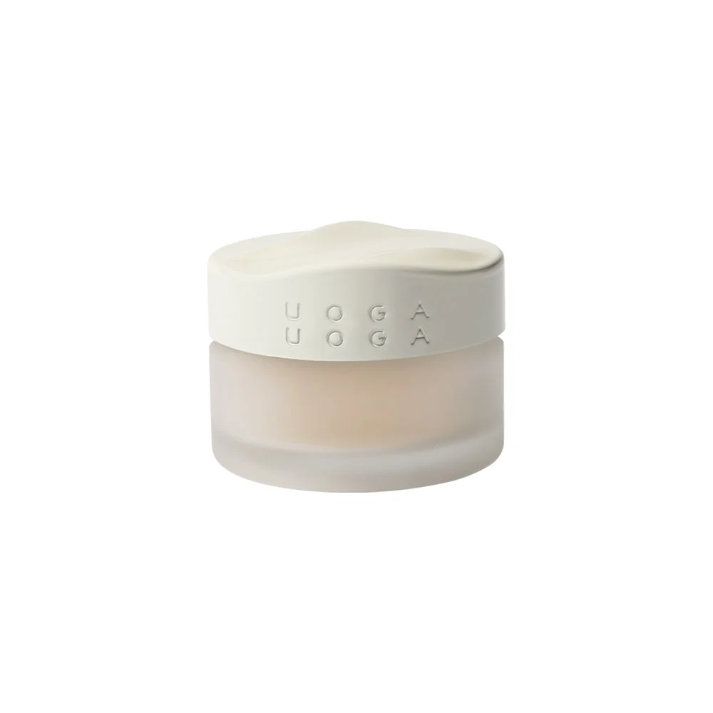 Uoga Uoga Ásványi púderalapozó borostyánnal (10 g) 636 Strawberry and Snow - könnyű, természetes, SPF 15