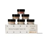 Uoga Uoga Ásványi alapozó teszterkészlet (6 x 0,7 g) Medium / Tan - 5 alapozó + 1 pirosító, bőrtónushoz igazítva