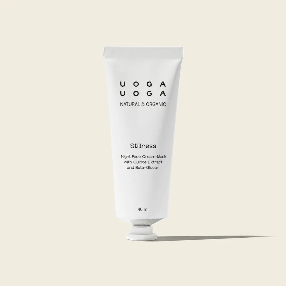 Uoga Uoga Tápláló éjszakai arcmaszk Stillness BIO (40 ml) - intenzív hidratáló hatással