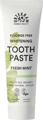 Urtekram Fehérítő fogkrém BIO mentával (75 ml) - friss mentás ízzel