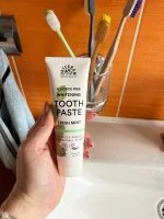Urtekram Fehérítő fogkrém BIO mentával (75 ml) - friss mentás ízzel