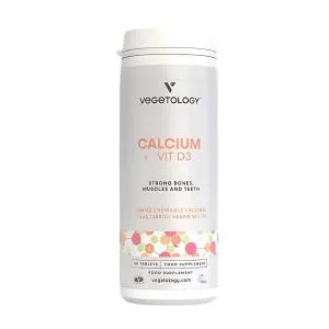 Vegetology Kalcium-D3-vitamin, 60 rágótablettás tabletta