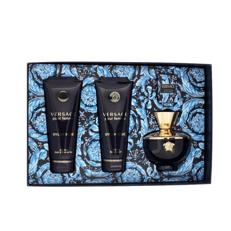 Pour Femme Dylan Blue női eau de parfum 100 ml + EDP mini 5 ml + zuhanygél 100 ml + testápoló