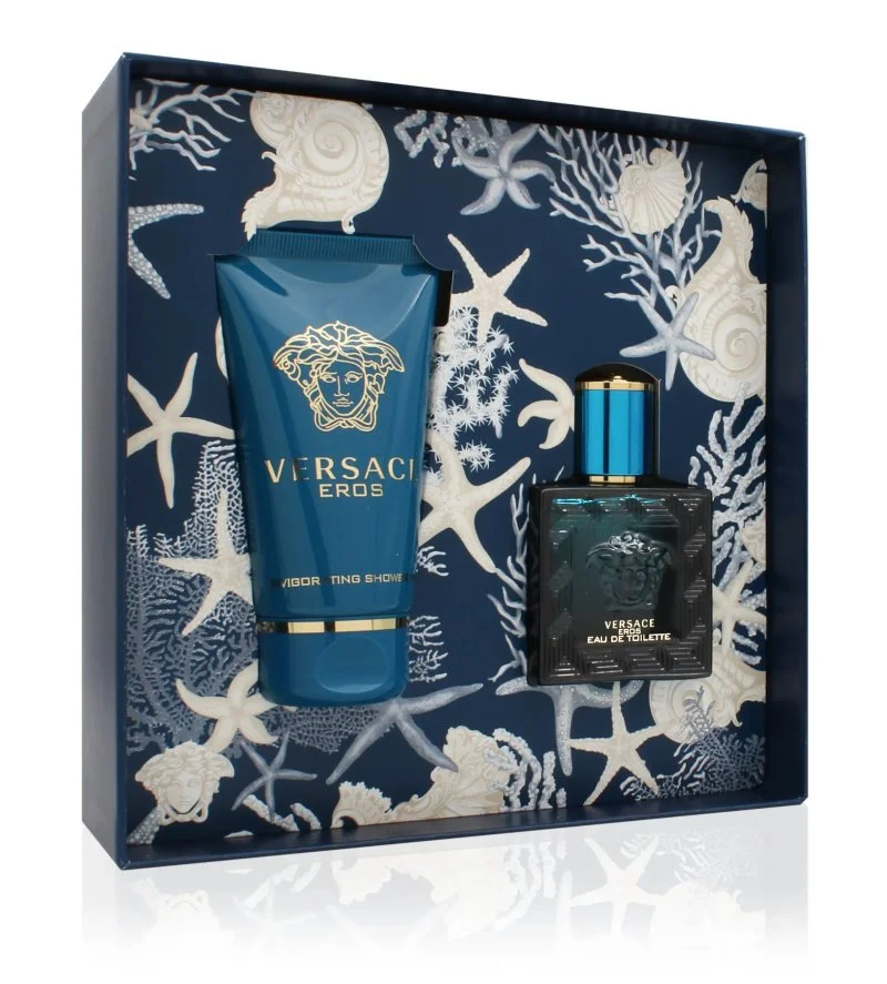 Eros ajándékszett 30 ml + tusfürdő eau de toilette férfiaknak