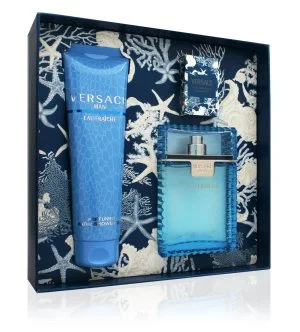 Versace Man Eau Fraiche ajándékcsomag 100 ml + tusfürdő 150 ml + toalettvíz toalettvíz férfiaknak