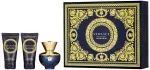 Dylan Blue Pour Femme ajándékszett nőknek parfüm 50 ml + testápoló 50 ml + tusfürdő 50 ml 50 ml + tělové mléko 50 ml + sprchový gel 50 ml