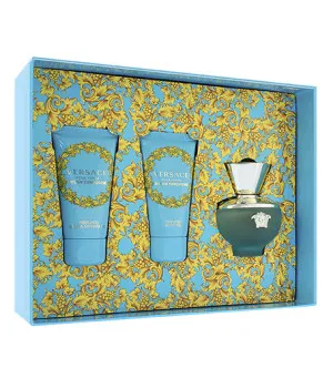 Versace Dylan Turquoise ajándékszett nőknek: toalettvíz 50 ml + tusfürdő 50 ml + testápoló 50 ml
