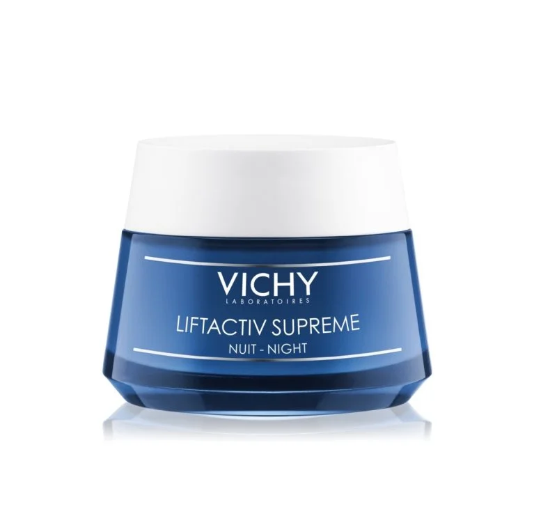 Liftactiv Supreme éjszakai feszesítő és ránctalanító krém liftinghatással 50 ml