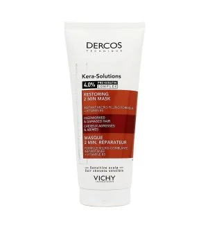 Vichy Dercos Kera-Solutions Restoring 2 Min Mask helyreállító maszk száraz és sérült hajra