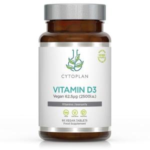 D3-vitamin 2500 NE, 60 vegán tabletta