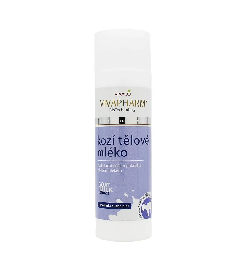 VivaPharm testápoló kecsketejjel 200 ml