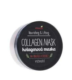 Vivaco Tápláló és lifting hatású kollagénmaszk arcra és dekoltázsra