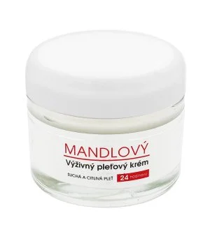 Vivaco Body Tip mandulás tápláló arckrém száraz és érzékeny bőrre