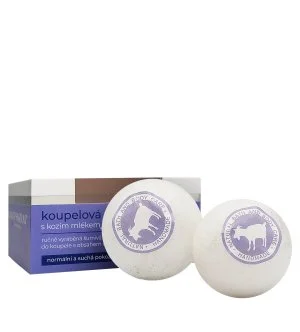 VivaPharm Kecsketejes fürdőbomba 2 x 75 g