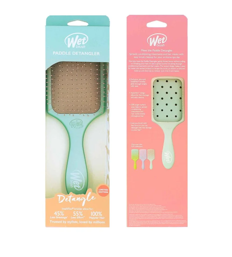 Paddle Detangler Feel Good hajkefe Ombre - Seafoam