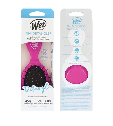Mini Detangler hajkefe rózsaszín