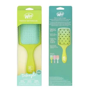 Wet Brush Paddle Detangler Feel Good hajkefe Ombre - Zöld/Kék