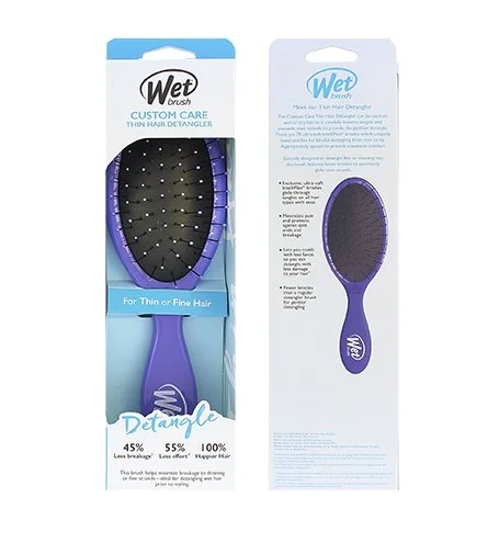 Custom Care Thin Hair Detangler hajkefe Lila