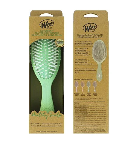 Go Green Treatment & Shine Brush hajkefe Tea Tree