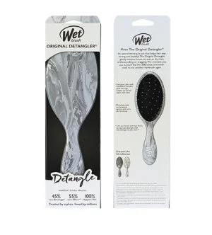 Wet Brush Original Detangler Metallic Marble hajkefe Silver