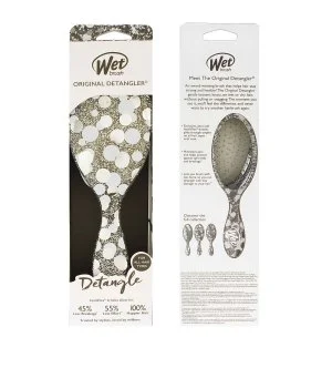 Wet Brush Original Detangler Groovy Disco hajkefe Silver