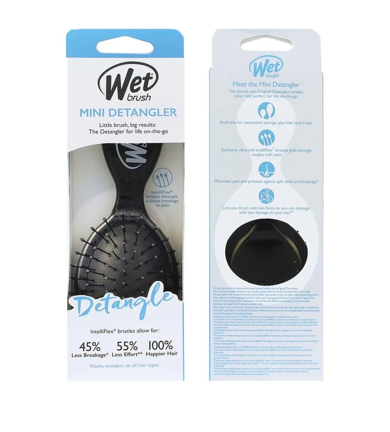 Mini Detangler hajkefe fekete