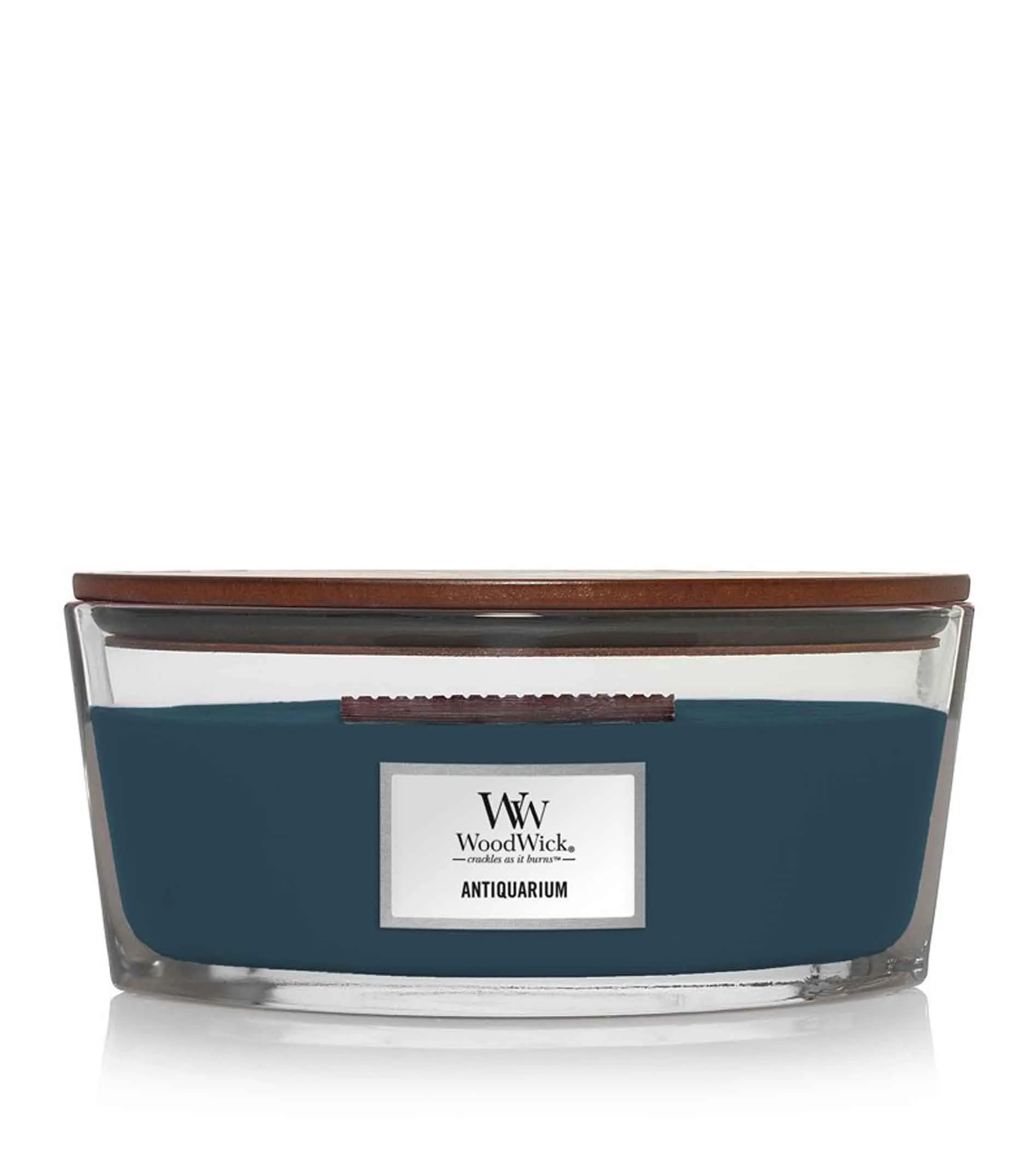 Woodwick Antiquarium illatos gyertya fa kanóccal 453,6 g