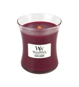 WoodWick Black Cherry vonná svíčka s dřevěným knotem pro ženy