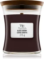 Black Cherry vonná svíčka s dřevěným knotem pro ženy 275 g