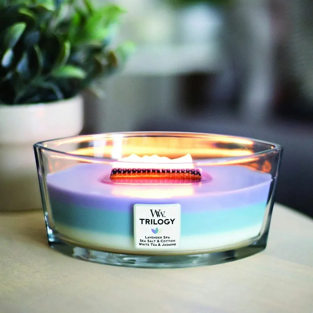 Calming Retreat vonná svíčka s dřevěným knotem pro ženy 453,6 g