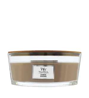 WoodWick WoodWick Cashmere vonná svíčka s dřevěným knotem pro muže