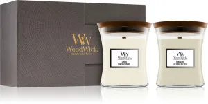 WoodWick WoodWick Fireside, Linen dárková sada pro muže